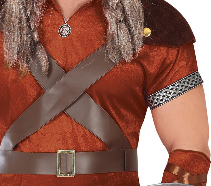 Viikinkipuku Ruskea Miesten pohjoismainen