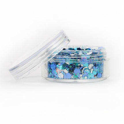 Sininen hopea glitter