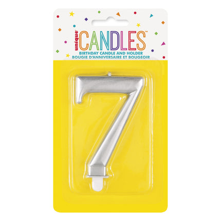 7 vuoden kynttilä hopea