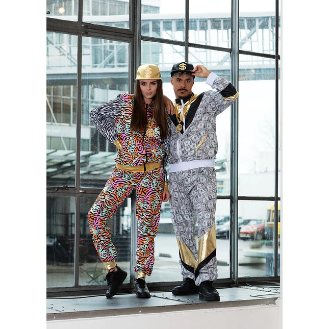 Värillinen verkkarit virheellinen Ladies Animal Print