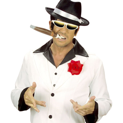 Punainen rintaneula ruusu 10cm