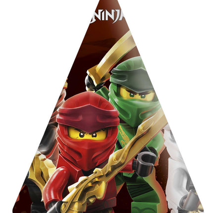 Lego Ninjago Party Hatut 6kpl