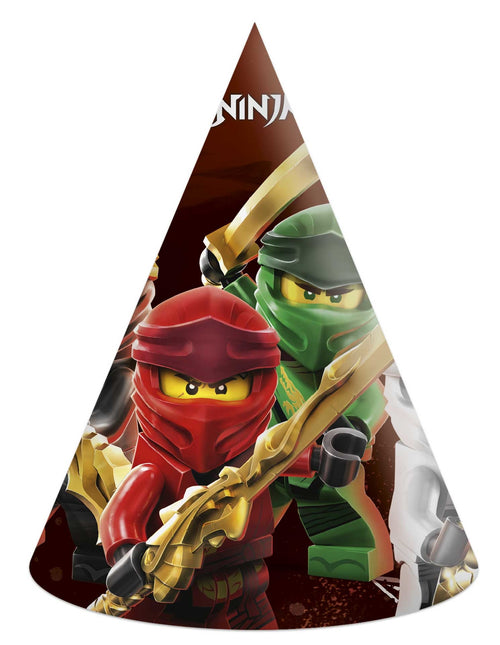 Lego Ninjago Party Hatut 6kpl