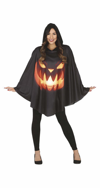 Kurpitsa Halloween poncho Hyvät naiset