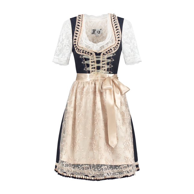 Valkoinen Sininen Dirndl Mekko Oktoberfest Hyvät 2 kpl