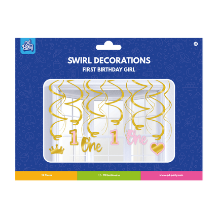 1 vuosi roikkuva koriste tyttö 70cm