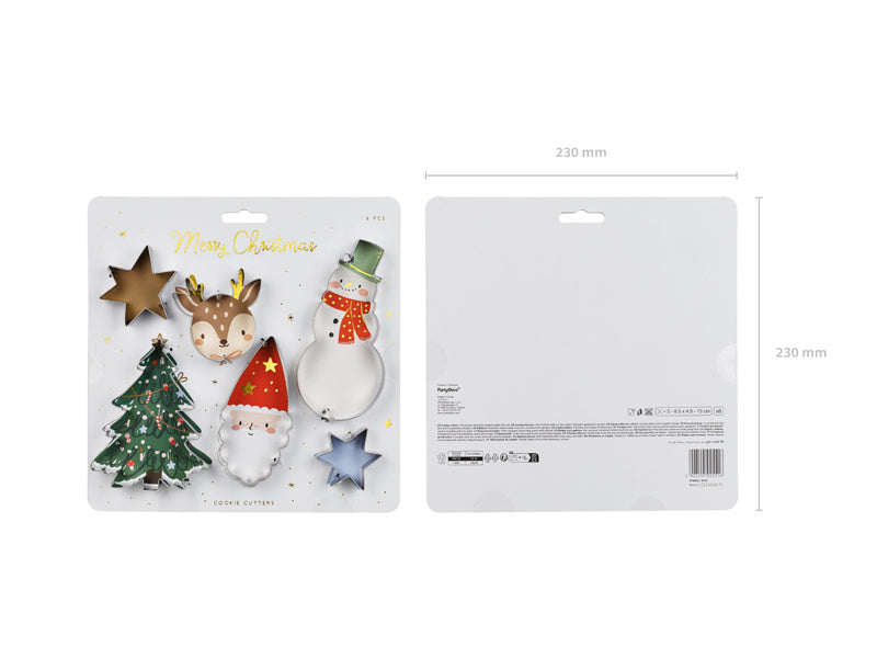 Jouluiset keksileikkurit 6 kpl