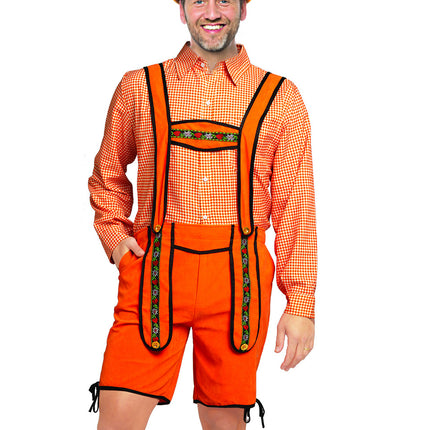 Oranssi Lederhosen miesten Johann Short