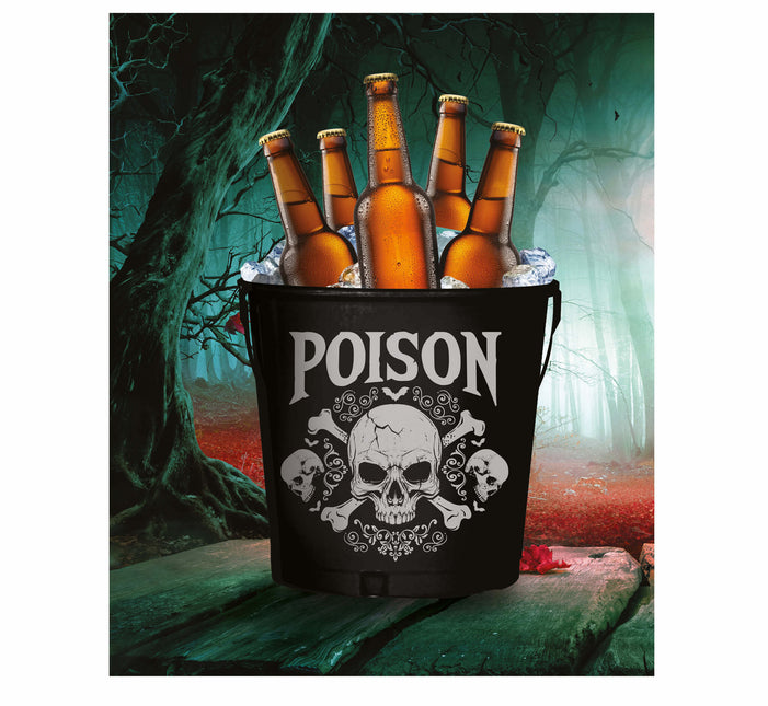 Musta Halloween pöydän koristelu ämpäri