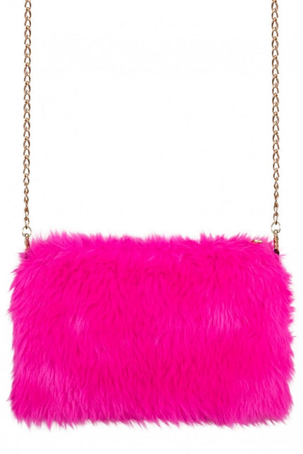 Kukkaro Plush vaaleanpunainen