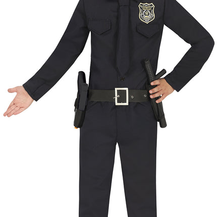 Poliisi puku musta poika