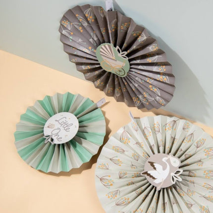 Syntymäpaperi tuulettimet Little One 3kpl