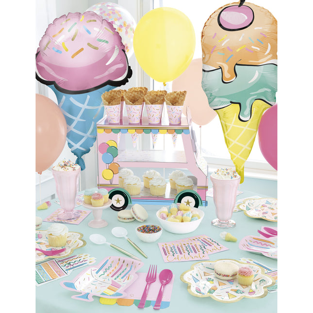 Jäätelö pöytäliina 2.13m