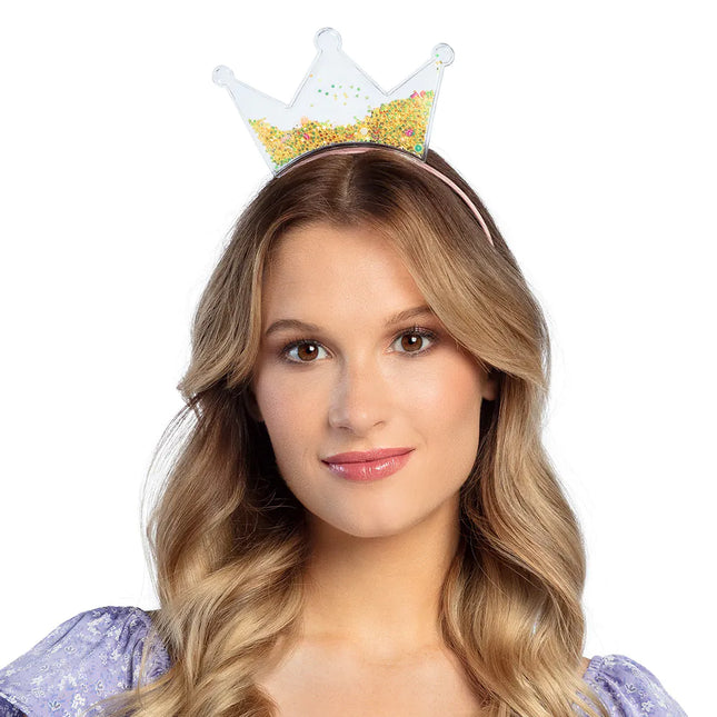 Prinsessa hiusnauha Glitter kruunu