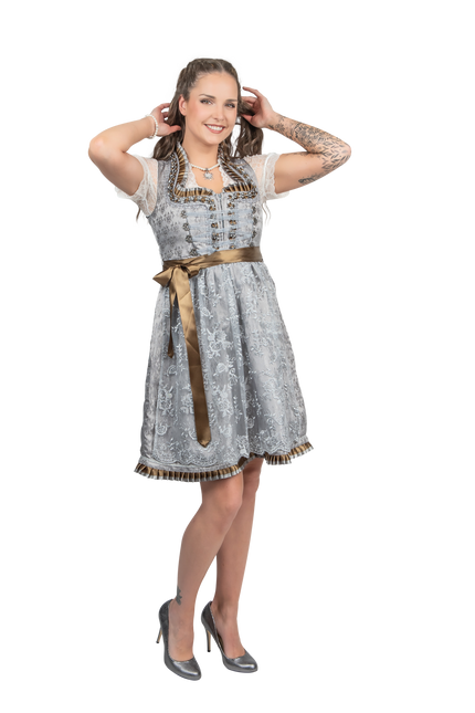 Hopea Dirndl Mekko Oktoberfest Naiset 2 kpl