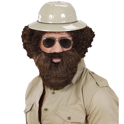 Ruskea tekoparta viikset