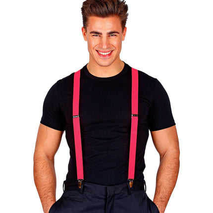 Neon vaaleanpunaiset sukkanauhat