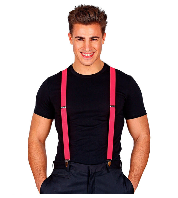 Neon vaaleanpunaiset sukkanauhat