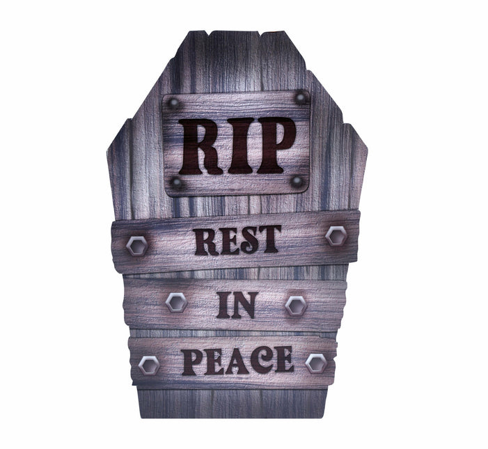 Halloween koriste hautakivi Rip 56cm