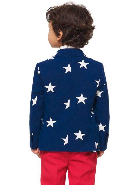 USA tähdet raidat puku poika OppoSuits