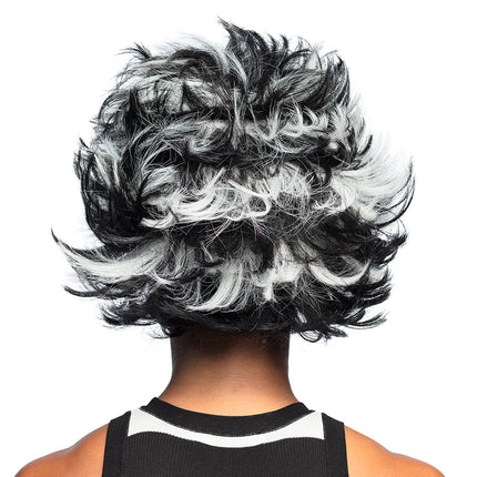 Musta ja valkoinen peruukki Wild