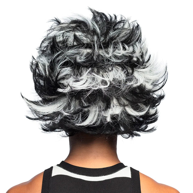 Musta ja valkoinen peruukki Wild