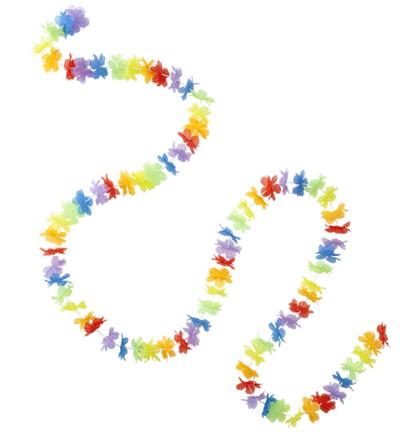 Värillinen Havaiji seppele 3m