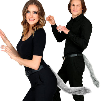 Harmaa pyrstöpehmuste