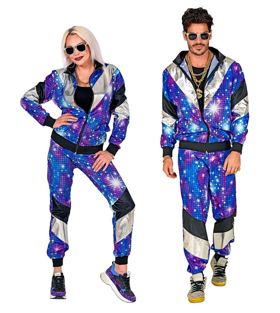 Neon 80S Verryttelypuku virheellinen värillinen