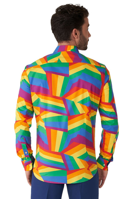 Zig Zag Rainbow paita Miesten OppoSuits