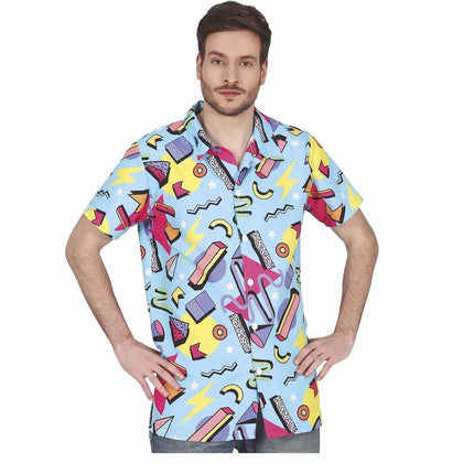 Sininen 80-luvun pusero