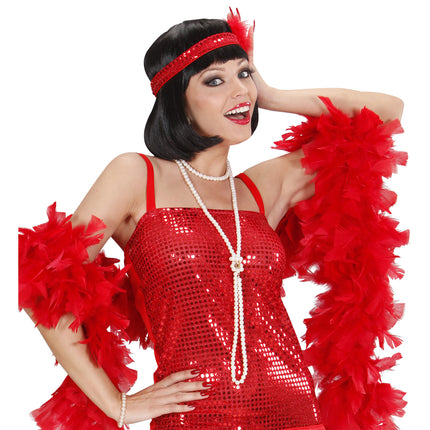 Punainen Boa Höyhenet 1.8m