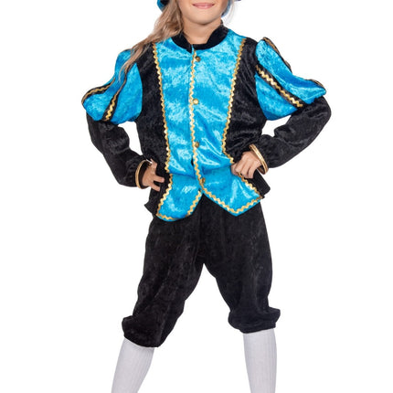 Pietenpak Kind vaaleansininen/musta Luxe