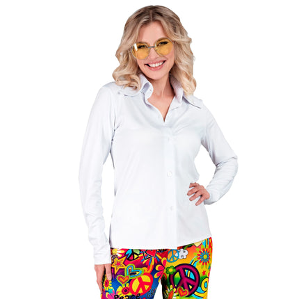 Disco 70S pusero Valkoinen Ladies