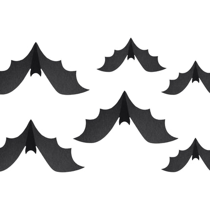 Halloween koristelu lepakot 6kpl