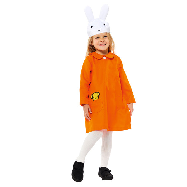 Lapsen puku Miffy oranssi mekko