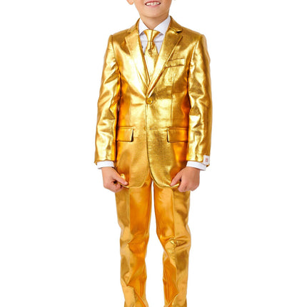 Kultainen puku poika OppoSuits