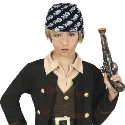 Merirosvo Bandana musta ja valkoinen