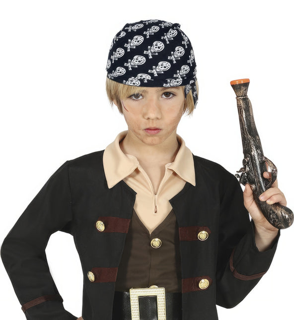 Merirosvo Bandana musta ja valkoinen