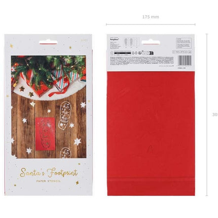 Jalanjälki Santa 3kpl