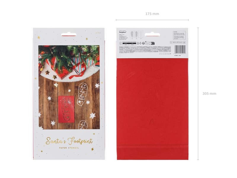 Jalanjälki Santa 3kpl