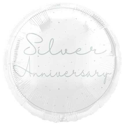 25 vuotta naimisissa Helium ilmapallo tyhjä 45cm