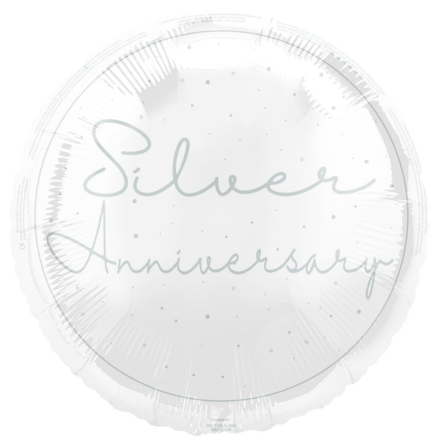 25 vuotta naimisissa Helium ilmapallo tyhjä 45cm