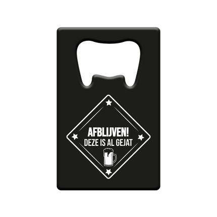 Oluen avaaja Kädet irti Tämä on jo valmiiksi Jacked