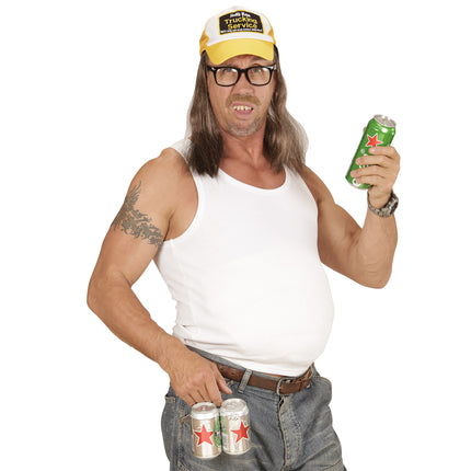 Keltainen Cap Trucker hiukset