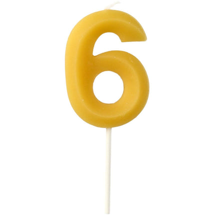 6 vuoden kynttilät 4.5cm