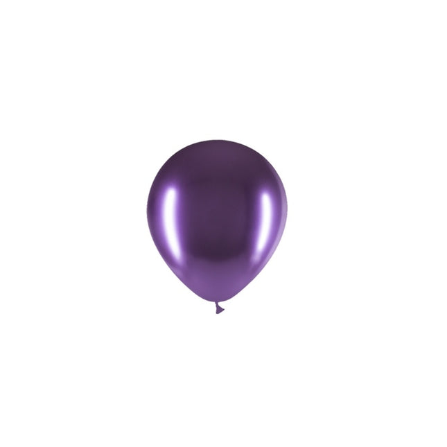 Violetit ilmapallot Chrome 13cm 100kpl