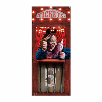 Halloween ovi juliste Horror Clown 120cm x 79cm