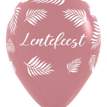 Ilmapallot kevätjuhla Palmut ruusupuu 30cm 25kpl 25kpl