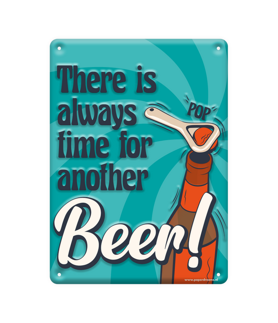 Metallinen merkki Aina on aikaa